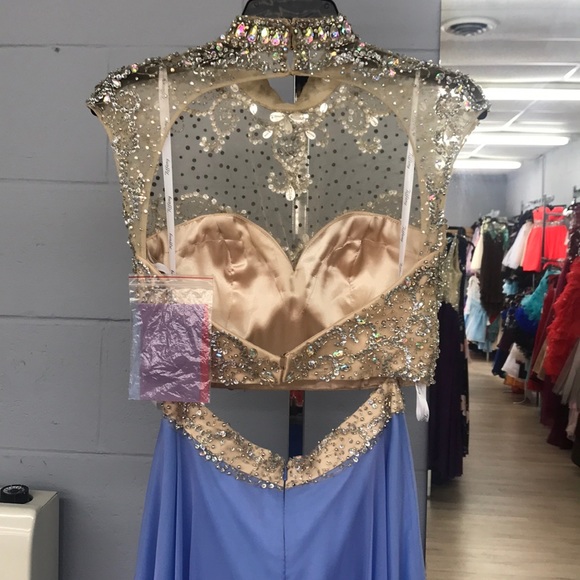 Tiffany Two Piece Prom dress - Picture 3 of 4